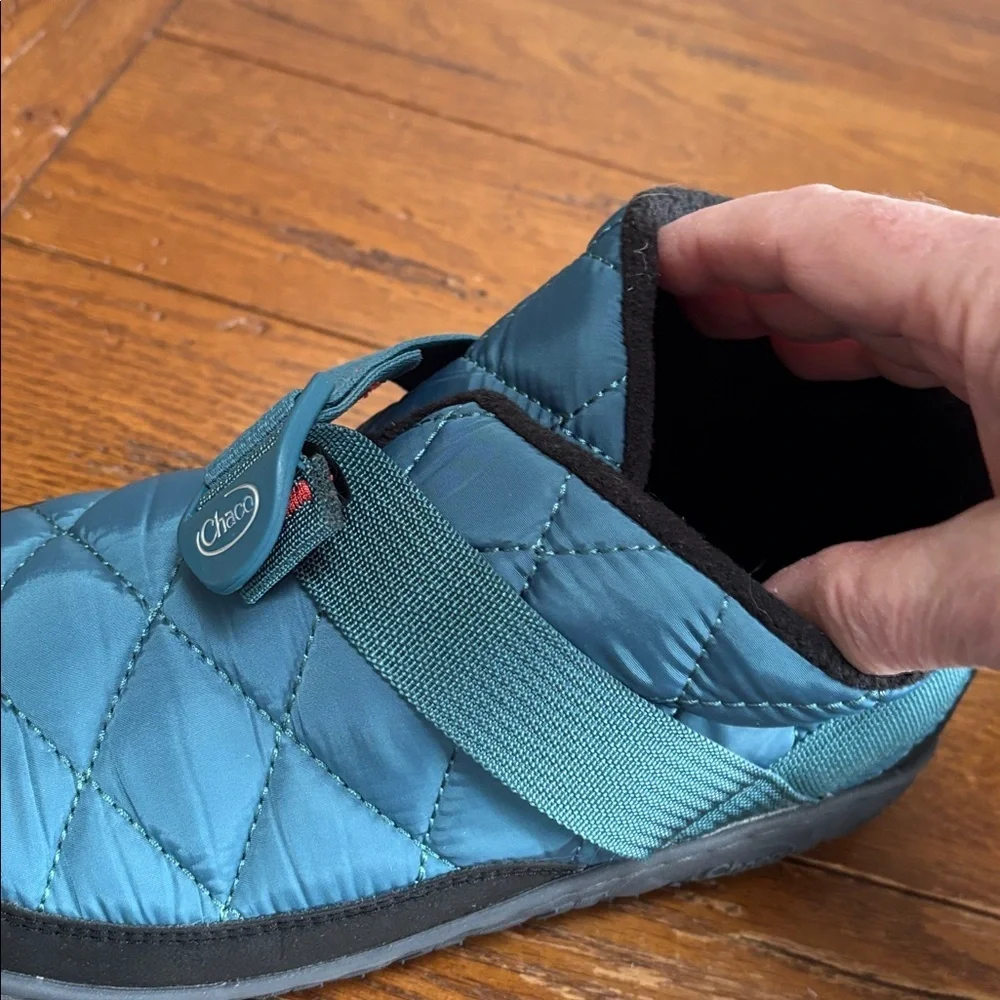Chaco Ramble Puff Boots Women’s Blue JCH108894 Bootie Slipper EUC Size 8.5